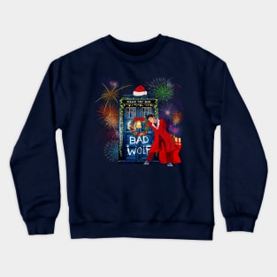 Happy New year from 10th Doctor Crewneck Sweatshirt